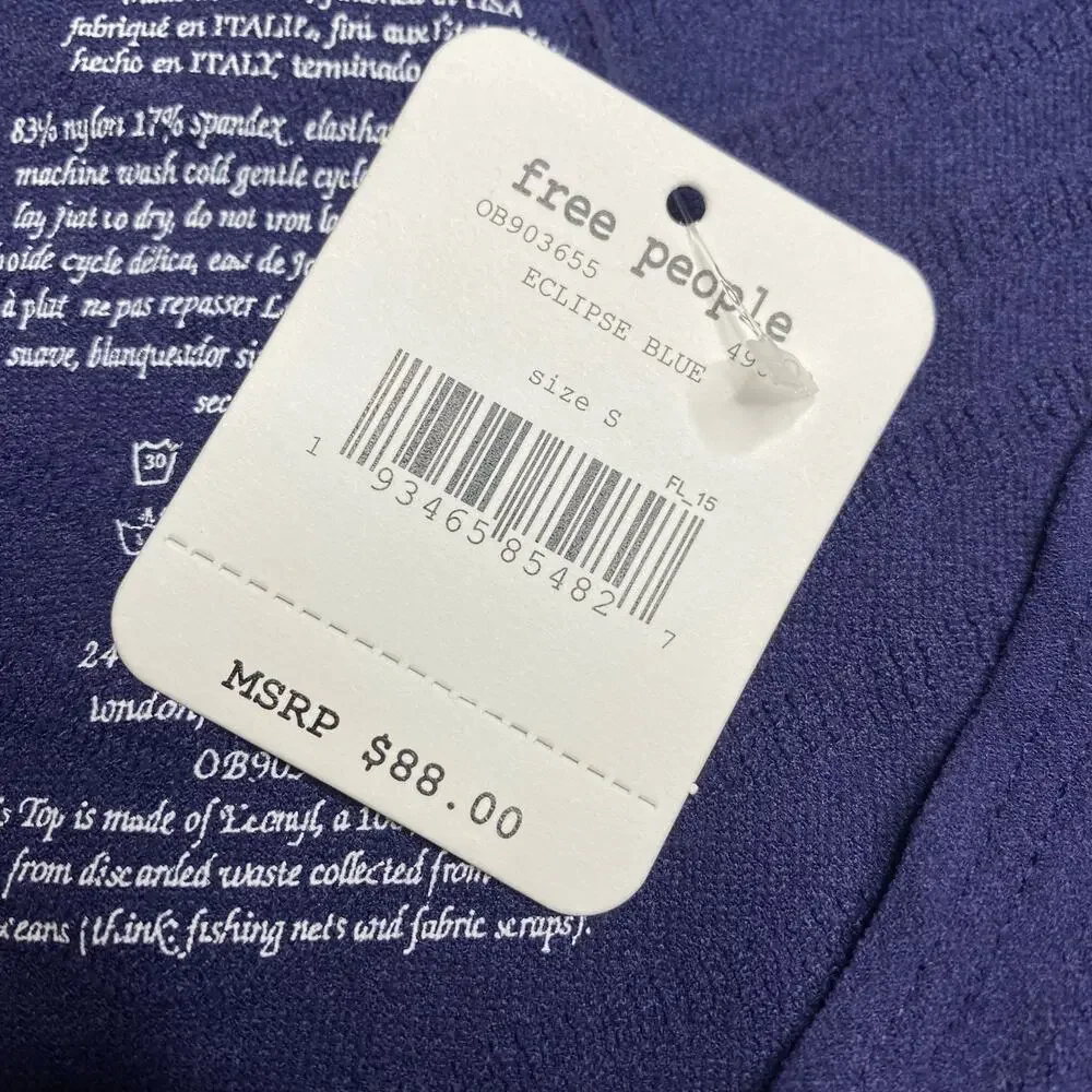 Free People Movement Gone Adrift Long Sleeve in Eclipse Blue